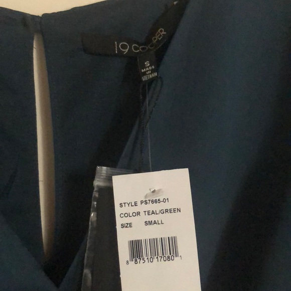 Green 19 Cooper Satin Romper - Picture 6 of 7